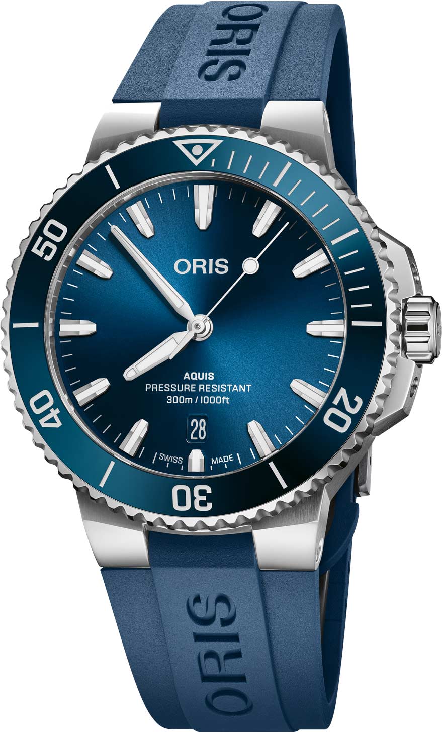 Часы ORIS  Мужские швейцарские часы, автоматический механизм, сталь, 41,5 мм